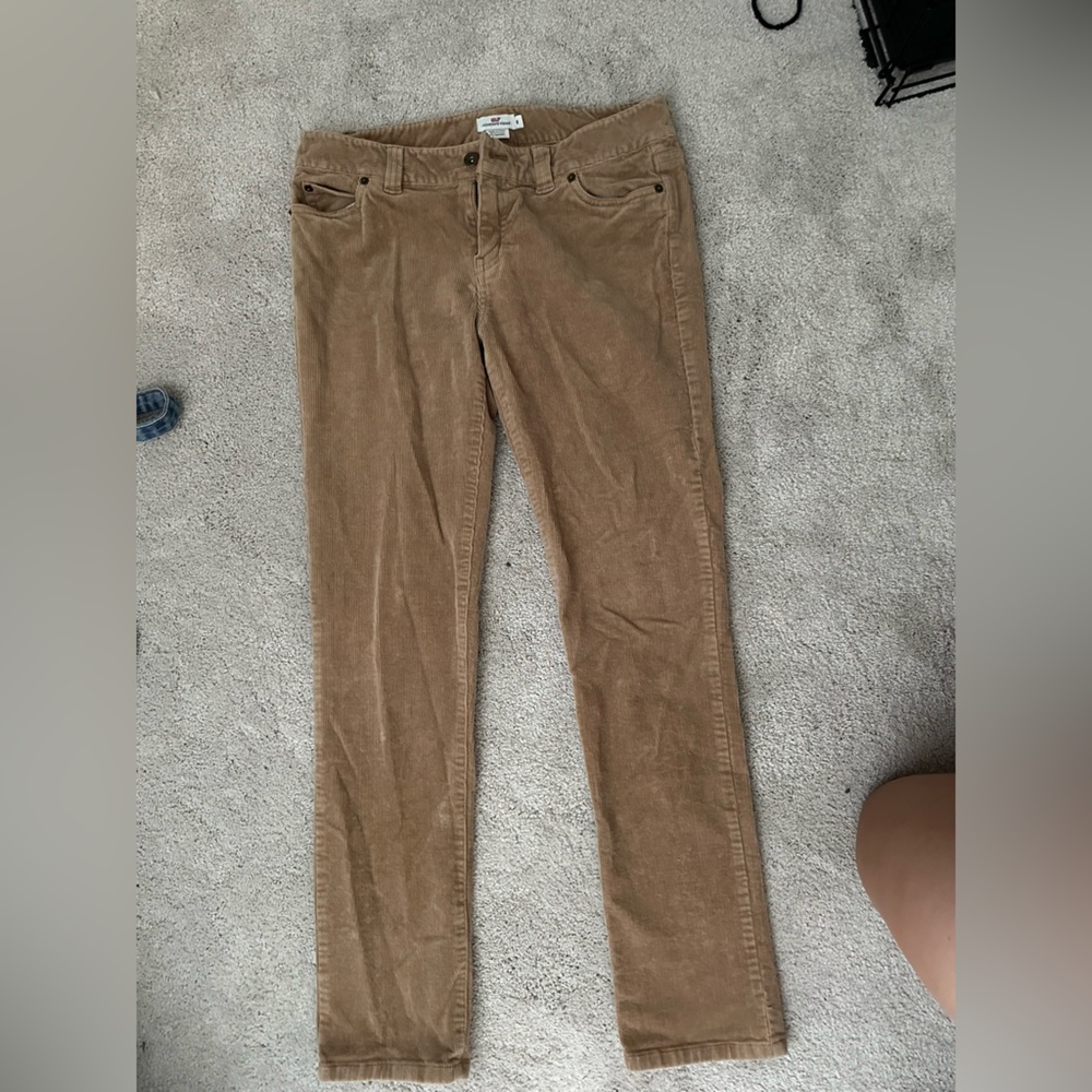 Vineyard vines, tan, corduroyed pants
